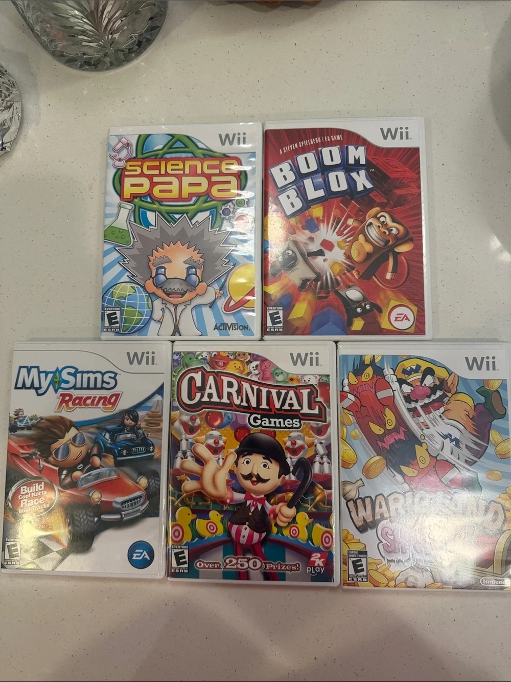 Nintendo Wii 5 Game Lot